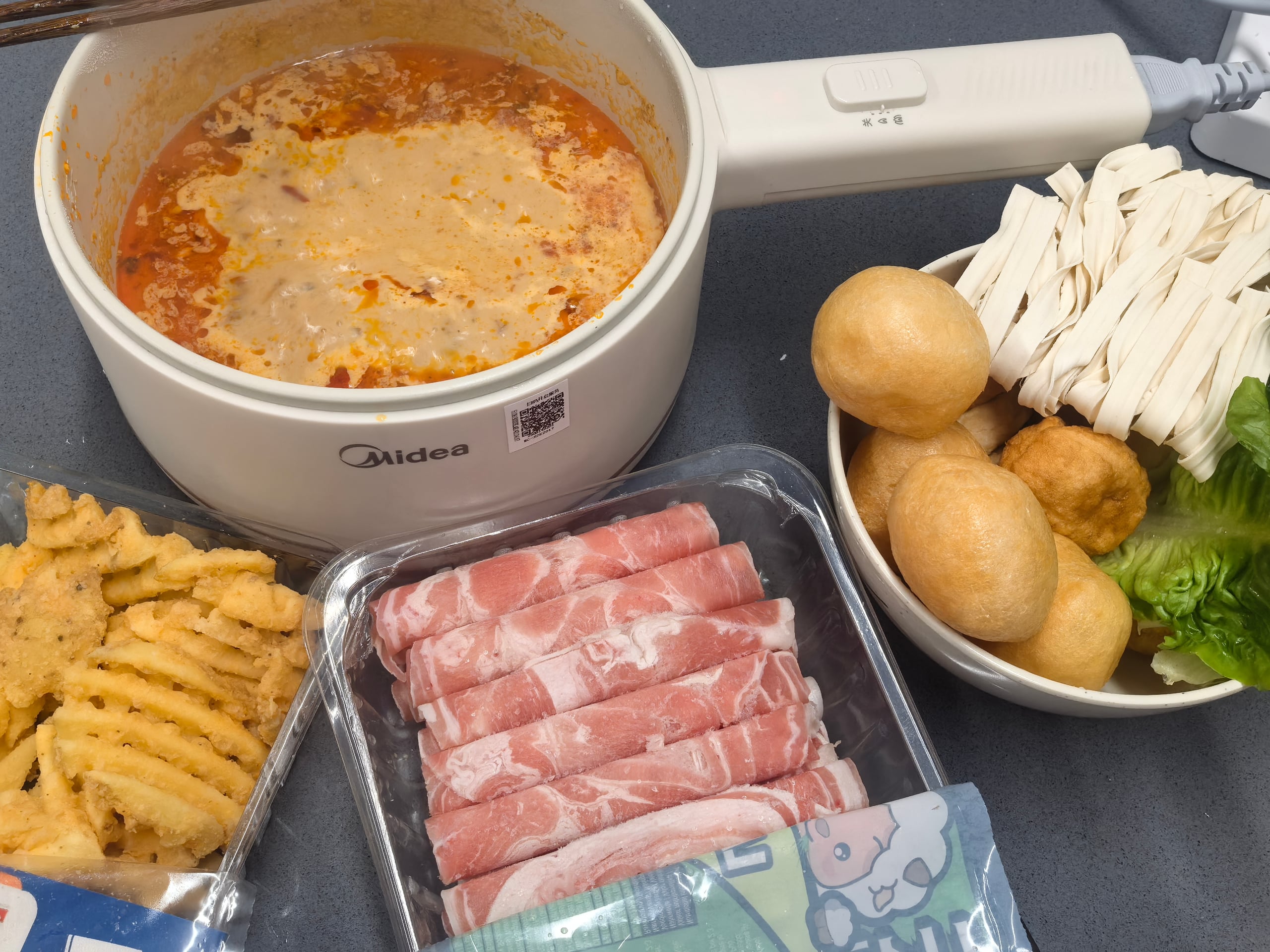 Home cooking — Hot pot night at home