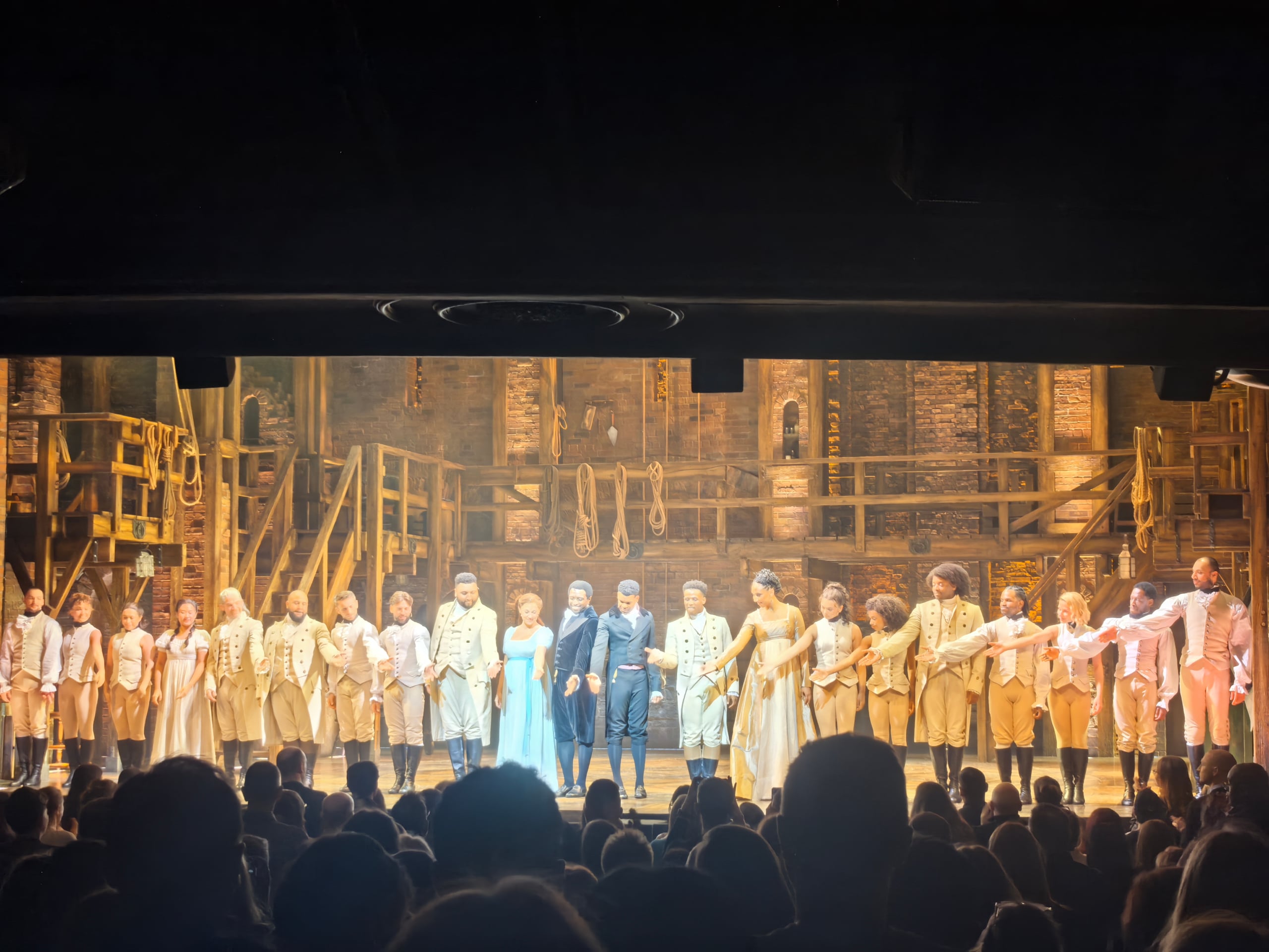 Leisure in London — Hamilton curtain call