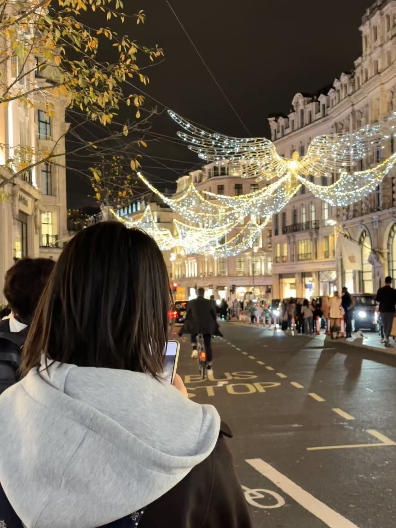 Leisure in London — Christmas lights on Regent Street